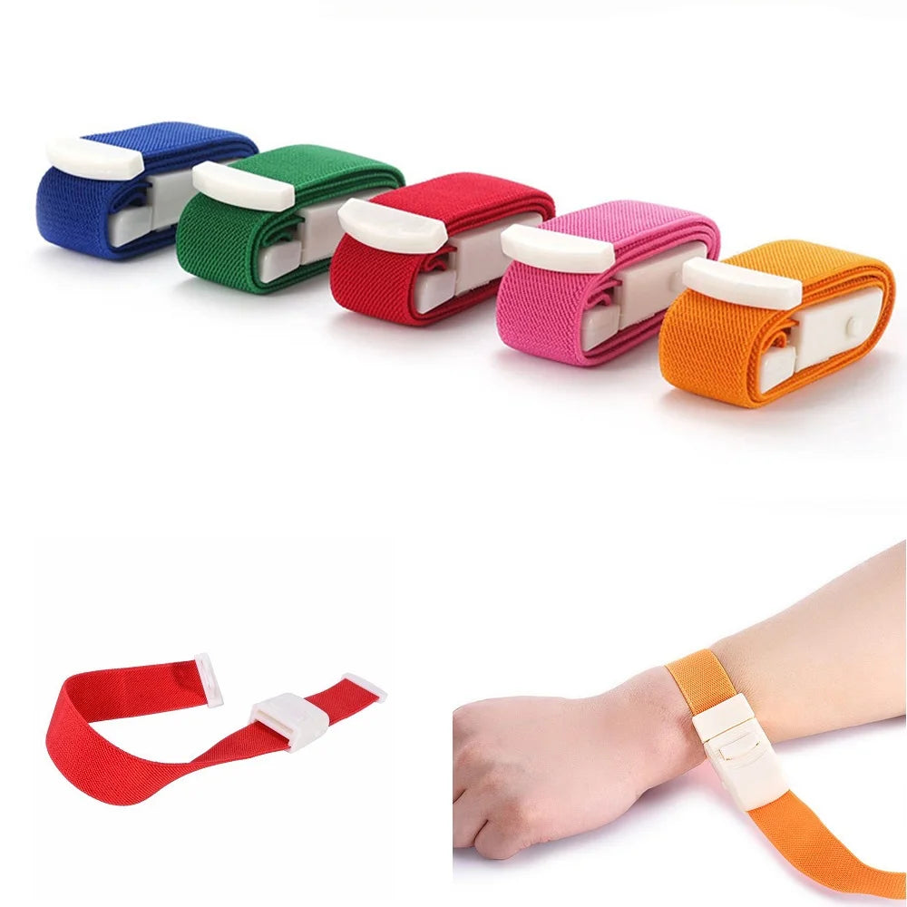 ABS Snap Tourniquet Quick Release Medical Emergency Buckle Band Adjustable Portable Ribbon Outdoor First Aid Accessories