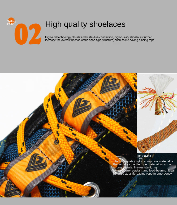 TANTU Waterproof Hiking Shoes Mountain Climbing Shoes Outdoor Hiking Boots Trekking Sport Sneakers Men Hunting Trekking