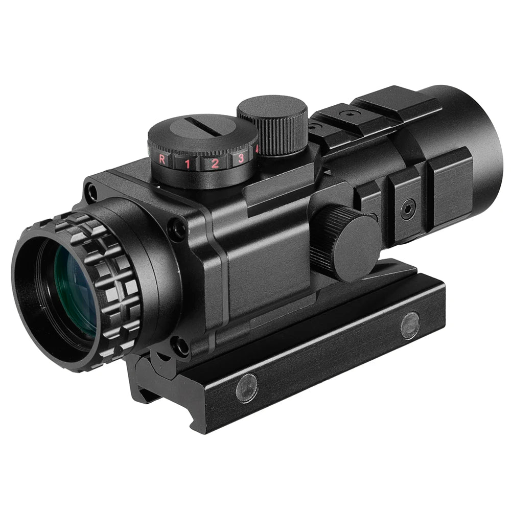 Diana 3X32 Red Dot Green Light Hunting Rifle Collimator Sight Tactical Optical Rifle Scope Spotting Scope for 20mm Rifle Hunting