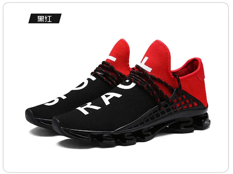 Large Size Summer Damping Women's Running Shoes Men Sport Sneakers Woman Sports Shoes Women Black Red Kids Trainers Gym GME-1839