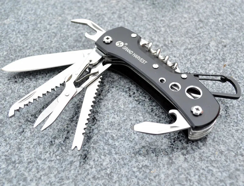 11 IN 1 Multi Tool Swiss Knife Fold Edc Gear Knife Survive Pocket Hunting Outdoor Camping Survival EDC Knife Tool Multitool