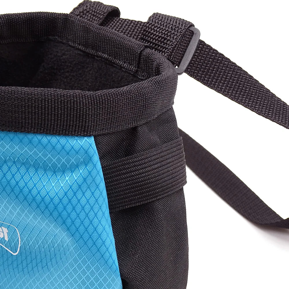 Rock Climbing Chalk Bag Boulder Waterproof Magnesium Powder Storage Adjustable Waist Gymnastic Weightlifting Pouch GYM Equipment