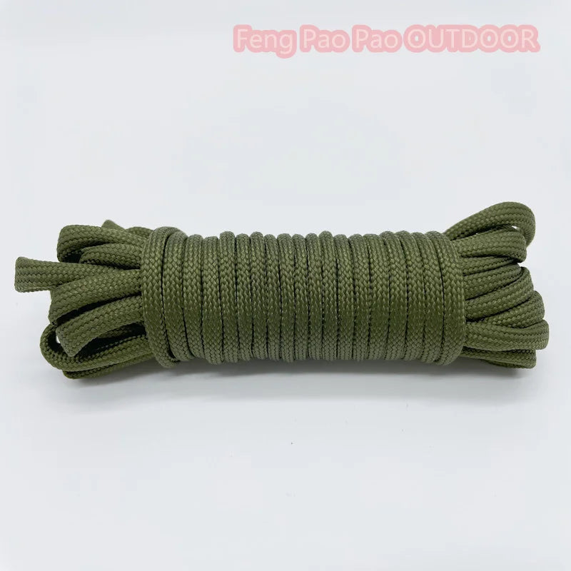 100FT 50FT Dia.4mm 7 stand Cores Paracord for Survival Parachute Cord Lanyard Camping Climbing Camping Rope Hiking Clothesline