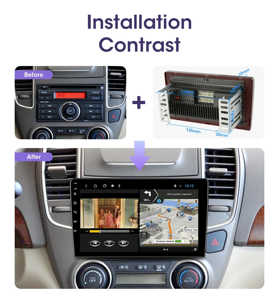 JMCQ 2 Din Android 12 4G NET 7/9/10.1 Inch Car Radio Multimedia Video Player 2Din Navigation GPS FM for Nissan Kia Honda VW