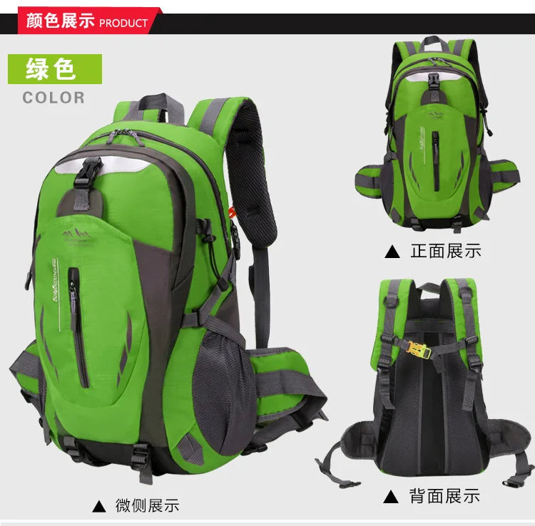 30L Men Women Outdoor Fishing Bags Waterproof Travel Trekking Backpack Climbing Hiking Camping Rucksack Tactical Sports Bags