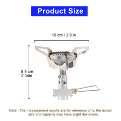 Widesea Camping Gas Burner Backpack Stove Gasoline Cylinder Portable Mini Stove Outdoor Travel Trekking Hiking Cooker