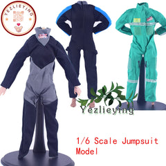 1/6 Sca Uniforms Action&Toy Figures Clothes Accessory poptoys Suit Coverall Suit Racing Set Tight Jumpsuit Wear Bodysuit Siamese