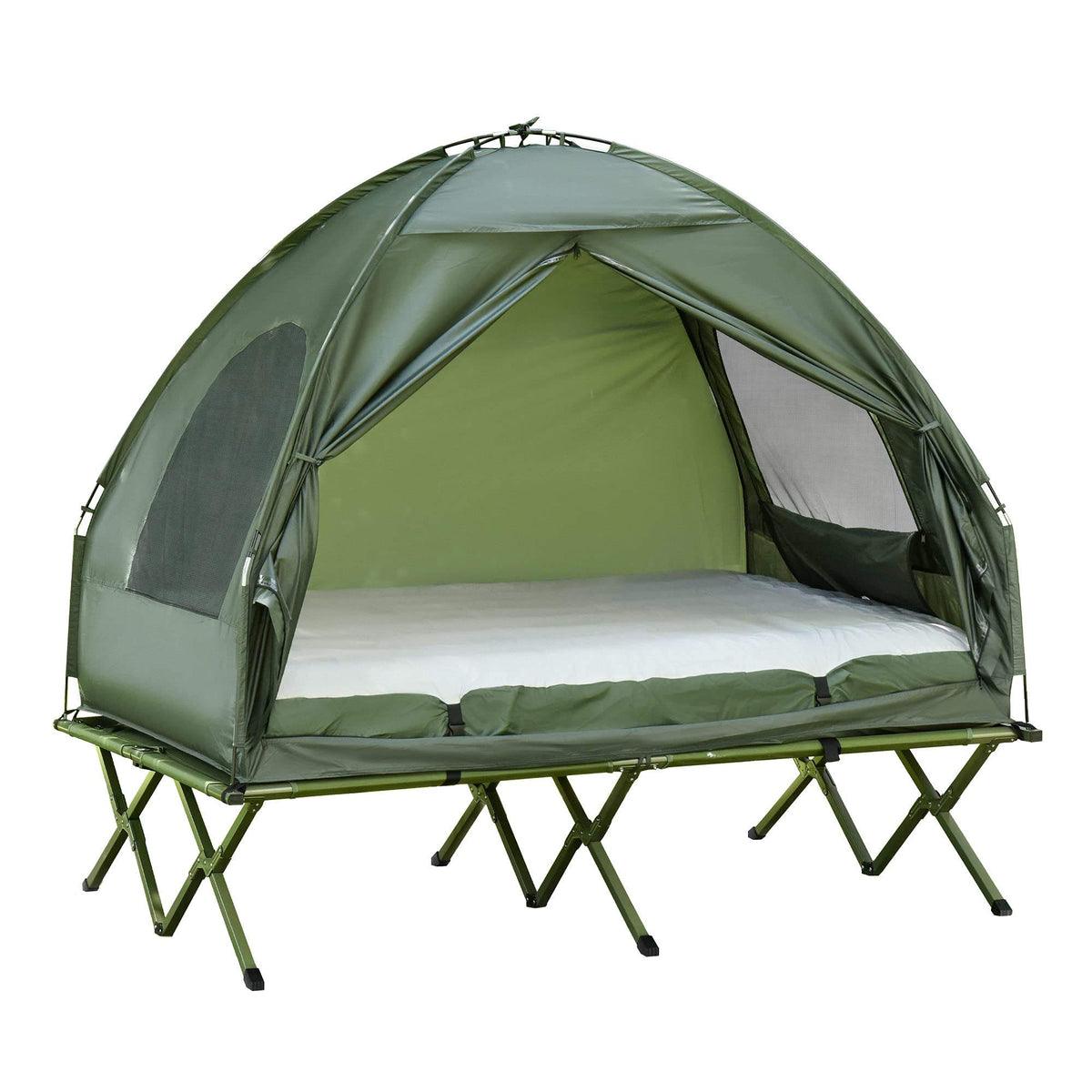 Foldable Elevated Camping Bed Tent for 2 People - Portable & Waterproof