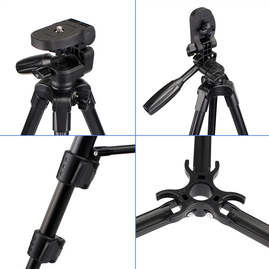 SVBONY Tripod Portable 49" Travel Aluminum Lightweight for DSLR Cameras Video Spotting Scope Watching w/Carrying Bag SV102 SV101