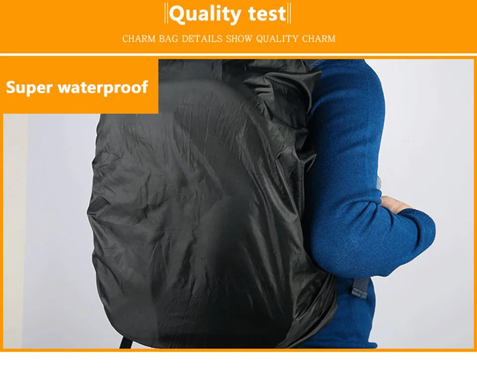 New Hot Rain Cover For Backpack 20L 35L 40L 50L 60L Waterproof Bag Camo Tactical Outdoor Camping Hiking Climbing Dust Raincover