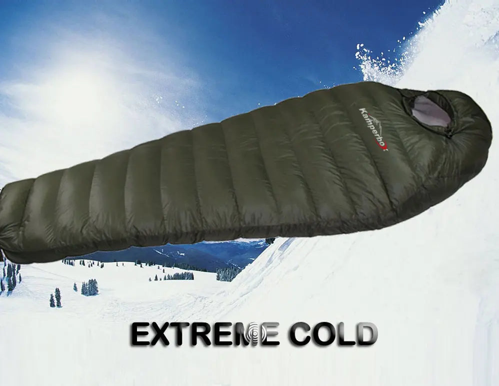 Kamperbox Cold Temperature Winter Sleeping Bag Down Sleeping Bag Winter Camping Sleeping Bag Double