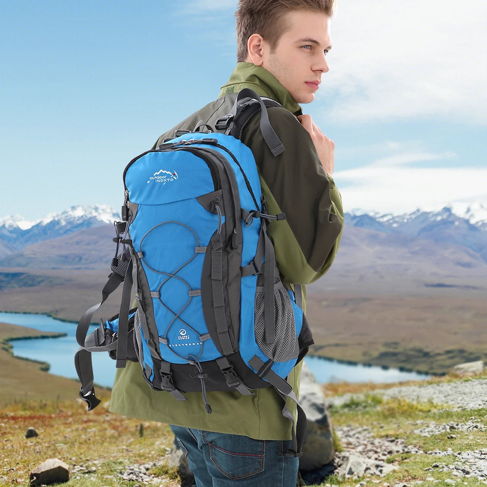 Hiking storage backpack, sturdy 40-liter bag, travel backpack, very suitable for mountaineering, hiking and camping