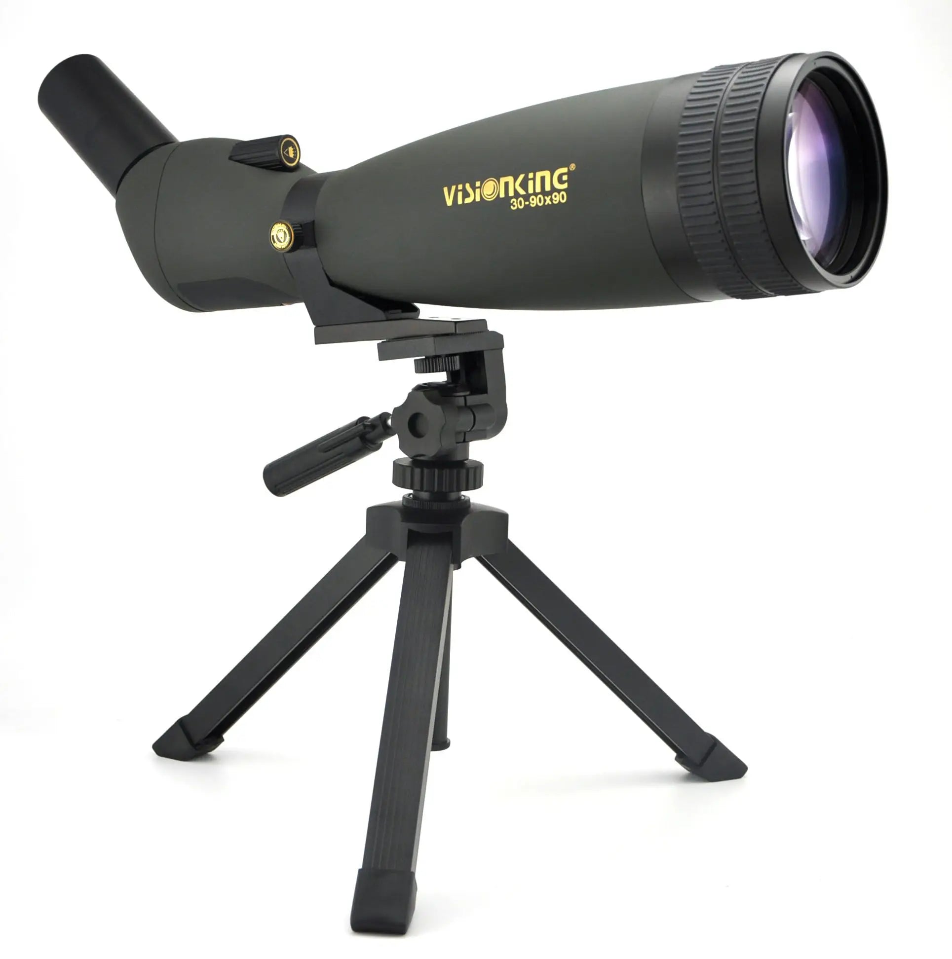 Visionking 30-90x90 Zoom Spotting Scope High Power Monocular Telescope For Hunting Golf Shooting With Phone Camera Adapter