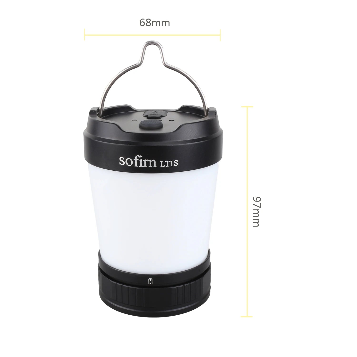 Sofirn LT1S Camping Light USB-C Rechargeable 21700 Lantern Powerful Torch 2700K to 5000K Power Indicator & Reverse Charge