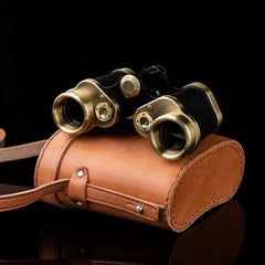 Pure Copper Telescope Military Binoculars Professional Spotting Scope with Rangefinder HD Night Vision