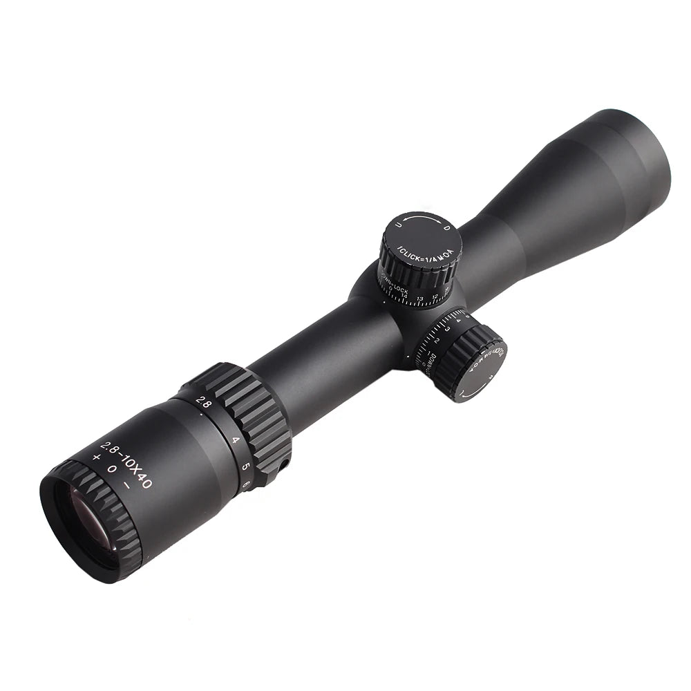 SPINA Optics BT 2.8-10x40 Tactical Hunting Riflescope Mil Dot Reticle Optical Sight 30mm Tube Spotting Rifle Scope