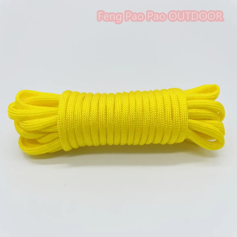 100FT 50FT Dia.4mm 7 stand Cores Paracord for Survival Parachute Cord Lanyard Camping Climbing Camping Rope Hiking Clothesline