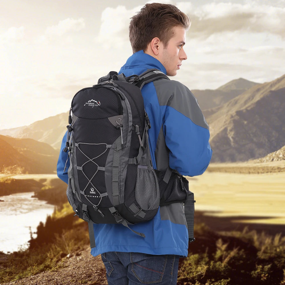 Hiking storage backpack, sturdy 40-liter bag, travel backpack, very suitable for mountaineering, hiking and camping