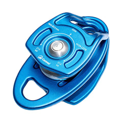 35KN Double Pulley Twin Sheave Rope Pulley for Rope Tree Climbing Caving Climbing Hauling Dragging Lifting