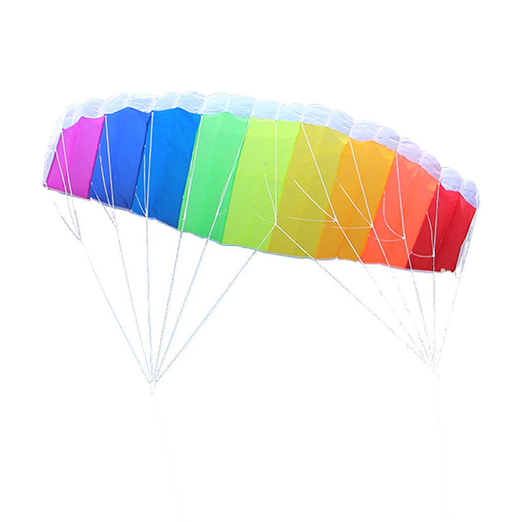 1.4m/2m/2.7m Dual Line Stunt Parafoil Parachute Surfing Kite Paragliding Kite Educational Toys Older Kid Children Kite Wing