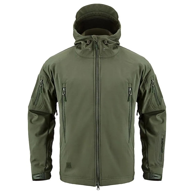 Hiking Jackets Men Camouflage Tactical Jacket Autumn Winter Shark Skin Soft Shell Waterproof Jacket Windbreaker