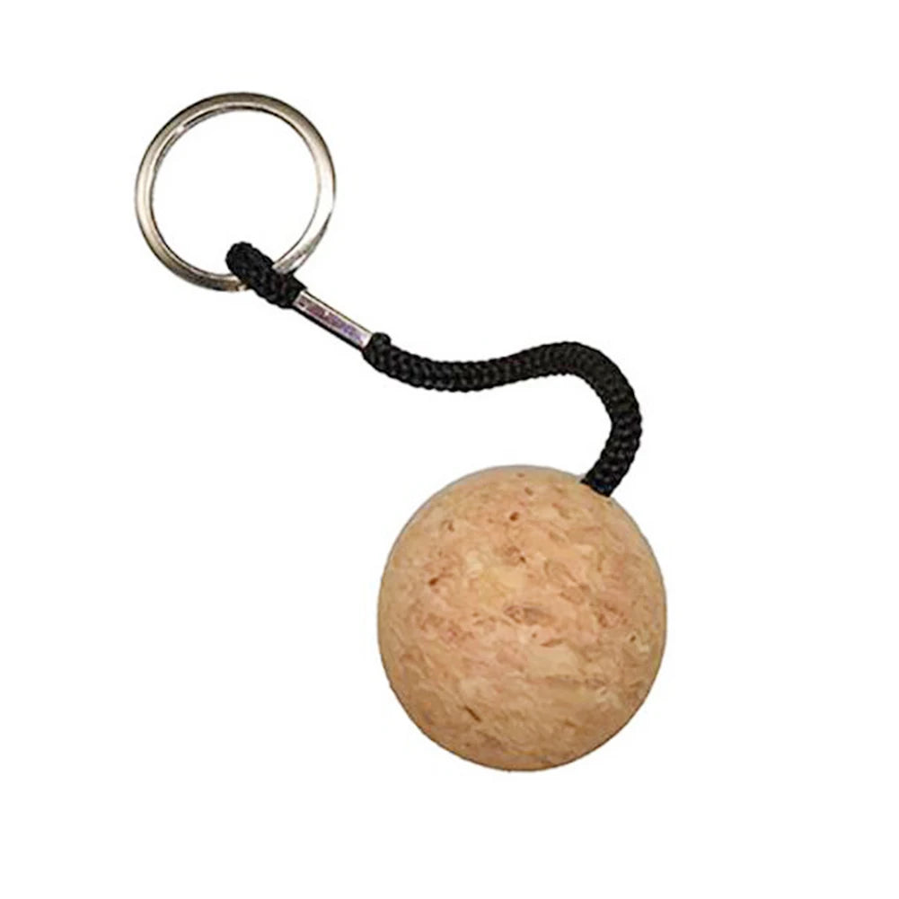 Cork Ball Floating Keychain Key Ring Buoyant Keyring Boat Sailing Kayak Gift Key Chain Float Buoy for Boating Accessory