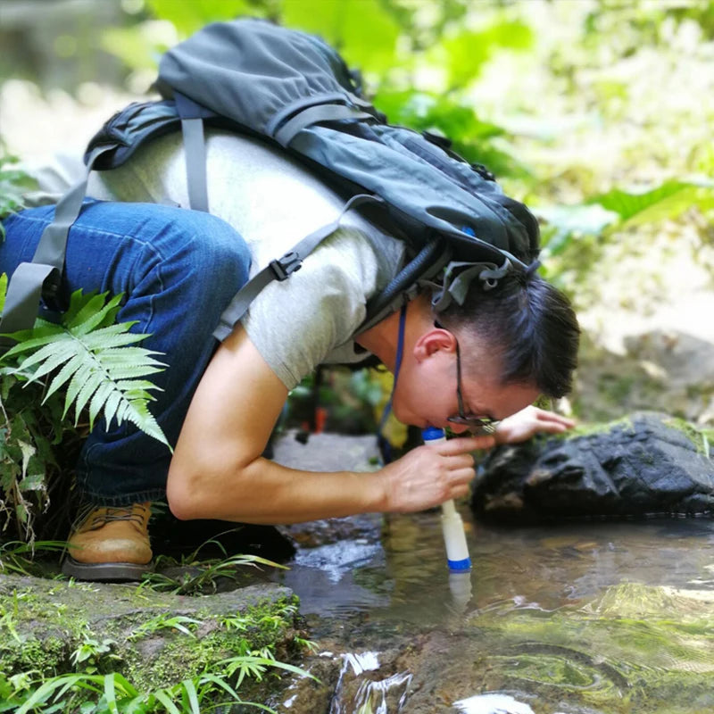 Outdoor Water Purifier Camping Hiking Emergency Life Survival Portable Purifier Water Filter YS-BUY