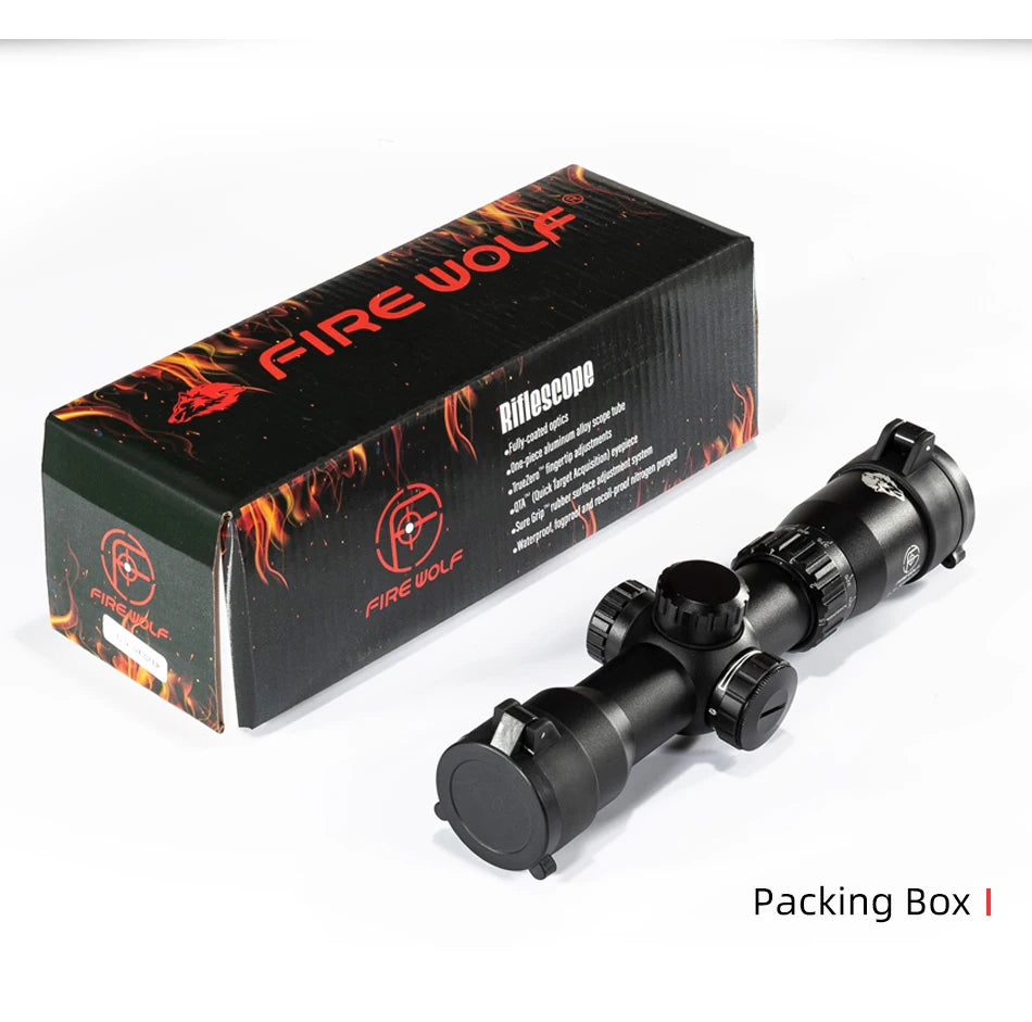 Fire Wolf 1.5-5X32 IR Hunting airsoft accessories tactical Optical sight red dot rifle scope Spotting scope for rifle hunting