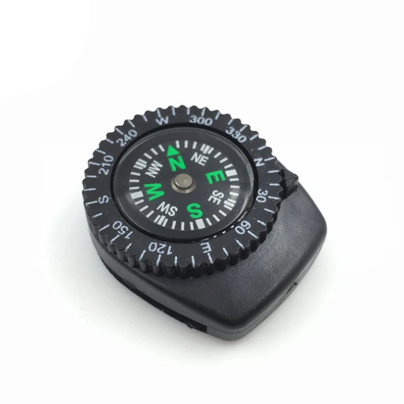 5pcs Mini Portable Compass Watch Band Slip Navigation Compass Wrist Camp Navigation Compass Watch Strap Survival