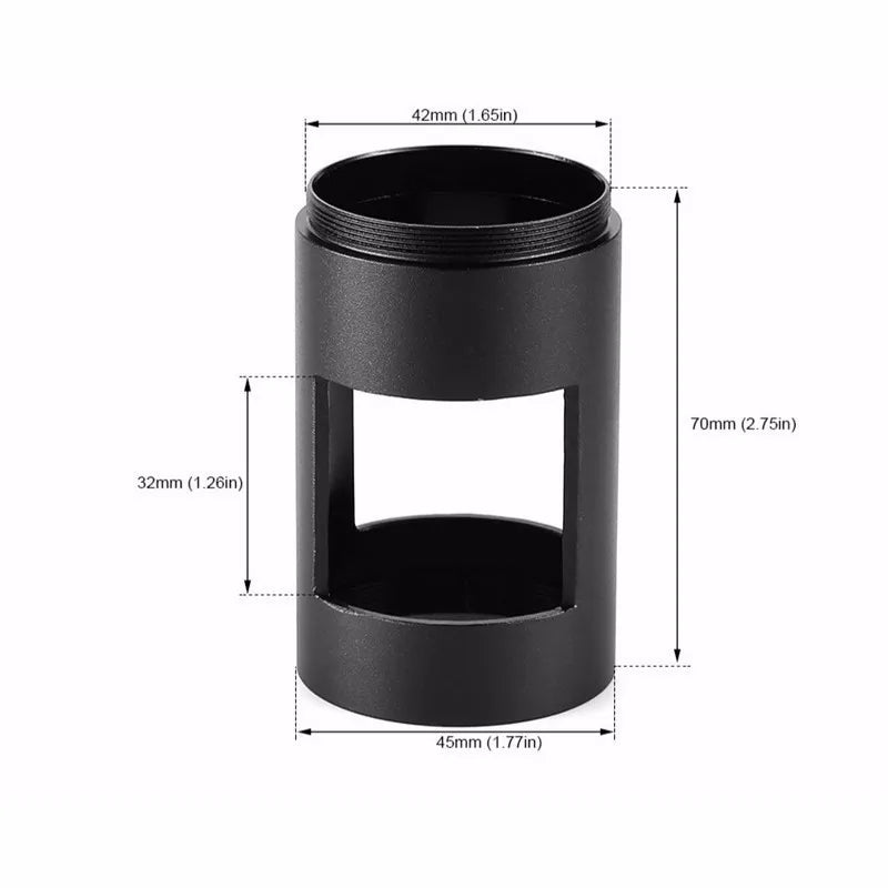 NEW T Ring For Canon Nikon Sony Olympus Pentax SLR DSLR Camera Adapter + M42 Thread Mount Tube Spotting Scope Monocular Adapter