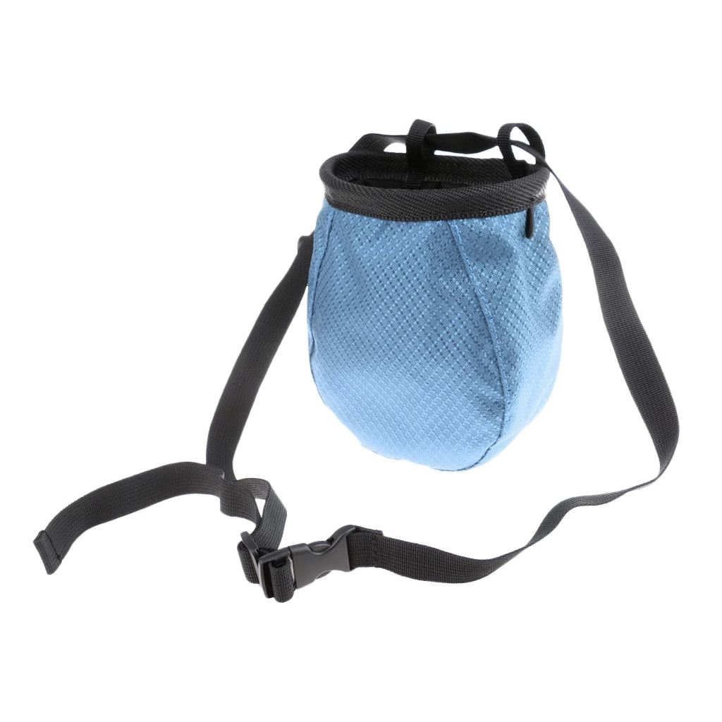 Chalk Bag Pouch for Rock Climbing Bouldering Gymnastics Weightlift with Waist Belt Gymnastics Rock Climbing Kayaking Boating