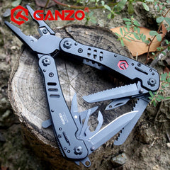 Ganzo Knife G302B Multi Tool Plier Bits EDC Survival Multitools Pliers 26 in 1 Outdoor Multifunction folding knives  Camping