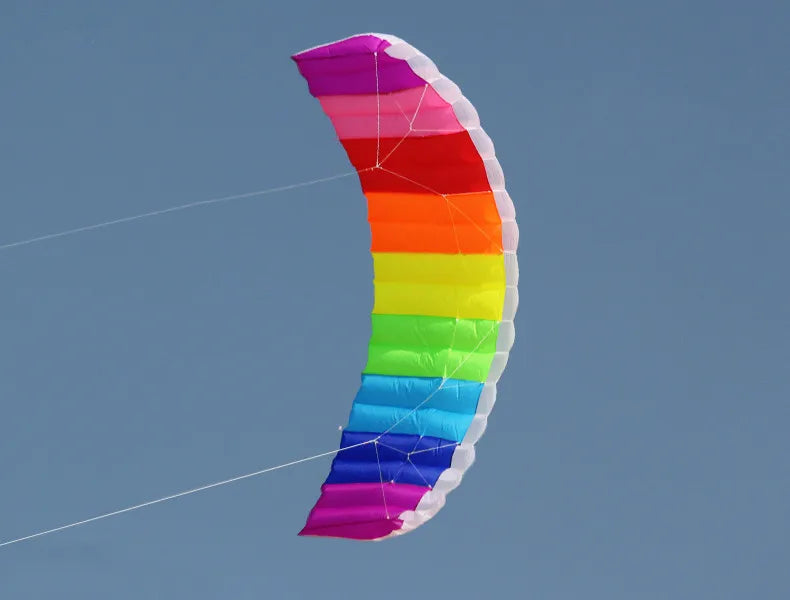 HOT SELL New 2.7m  Dual Line  Power Parafoil Kite Boarding / Surfing So Exciting and Good Flying