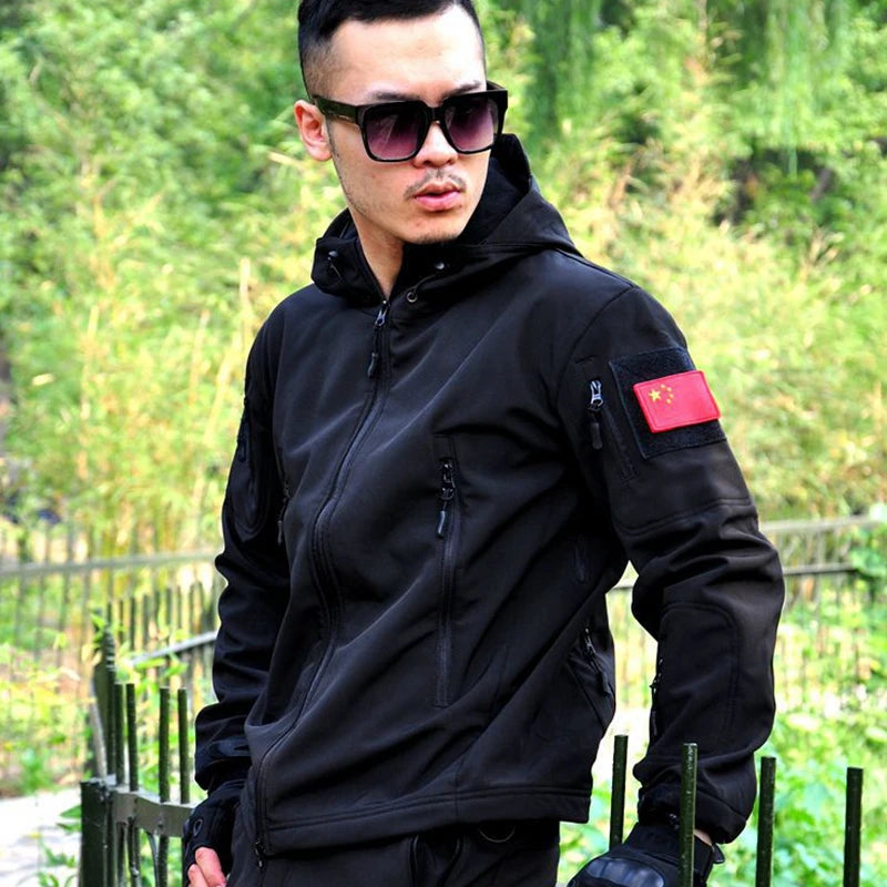 Waterproof Shark Skin Soft Shell Jacket or Pants Men Tactical Camouflage Jacket Winter Autumn Coat Clothes