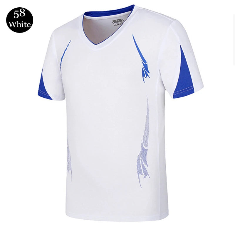 Plus size 7XL 8XL 9XL t shirt men summer new Tops & Tees Quick Dry fitness for gym joggers running sporting T-shirt Man Clothing