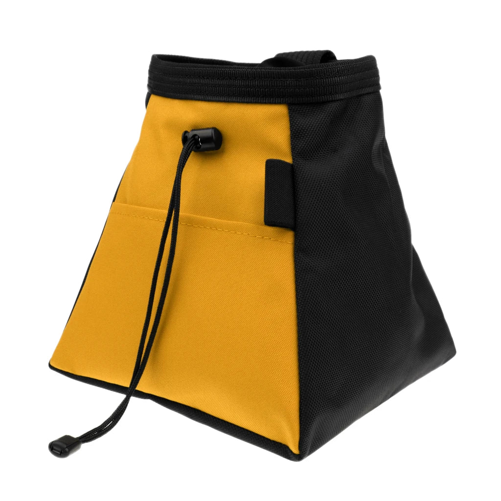 Rock Climbing Bouldering Weightlifting Chalk Storage Bag Bucket Pouch for Camping Caving Surfing Kayak Outdoor Sports Accessory