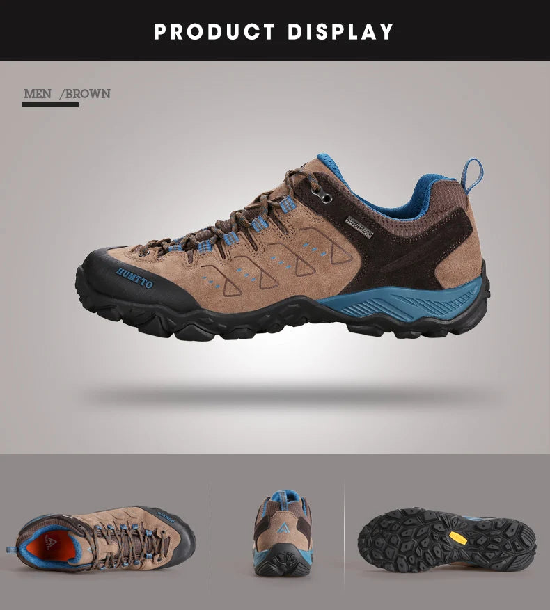 Non-slip Wear Resistant Outdoor Hiking Shoes Breathable Splashproof Climbing Men Sneaker Trekking Hunting Tourism Mountain Shoes