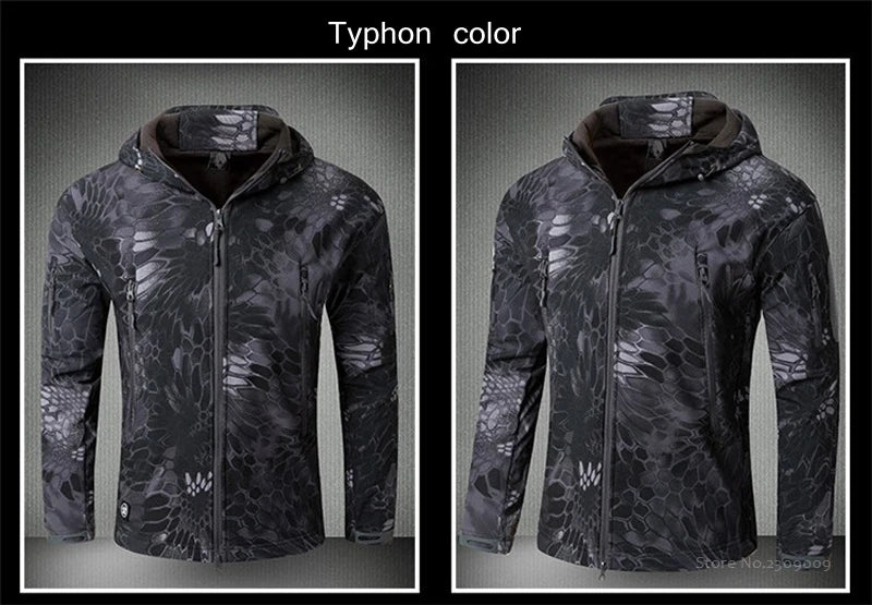 Waterproof Shark Skin Soft Shell Jacket or Pants Men Tactical Camouflage Jacket Winter Autumn Coat Clothes