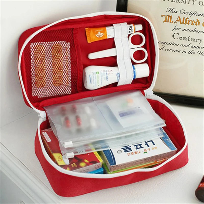 Large Capacity Portable Medicine Storage Bag Outdoor First Aid Kit Organizer Travel Medicine Package Empty Medicine Storage Bags