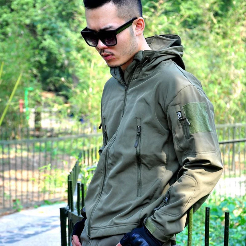 Waterproof Shark Skin Soft Shell Jacket or Pants Men Tactical Camouflage Jacket Winter Autumn Coat Clothes