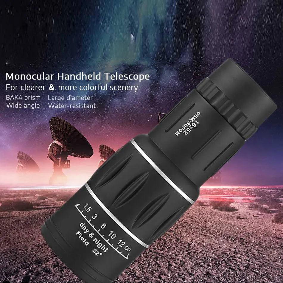 Powerful Telescope Maifeng 16X52 Monoculars 66M/8000M For Hunting Camping Night Vision Telescopio Hd Spotting Scope Long Range