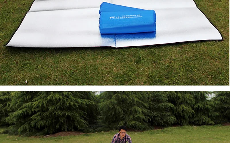 Aluminum Foil Moisture-proof Pad Outdoor Camping Waterproof Tent Footprint Portable Picnic Mat Lightweight HIking Sleeping Pad