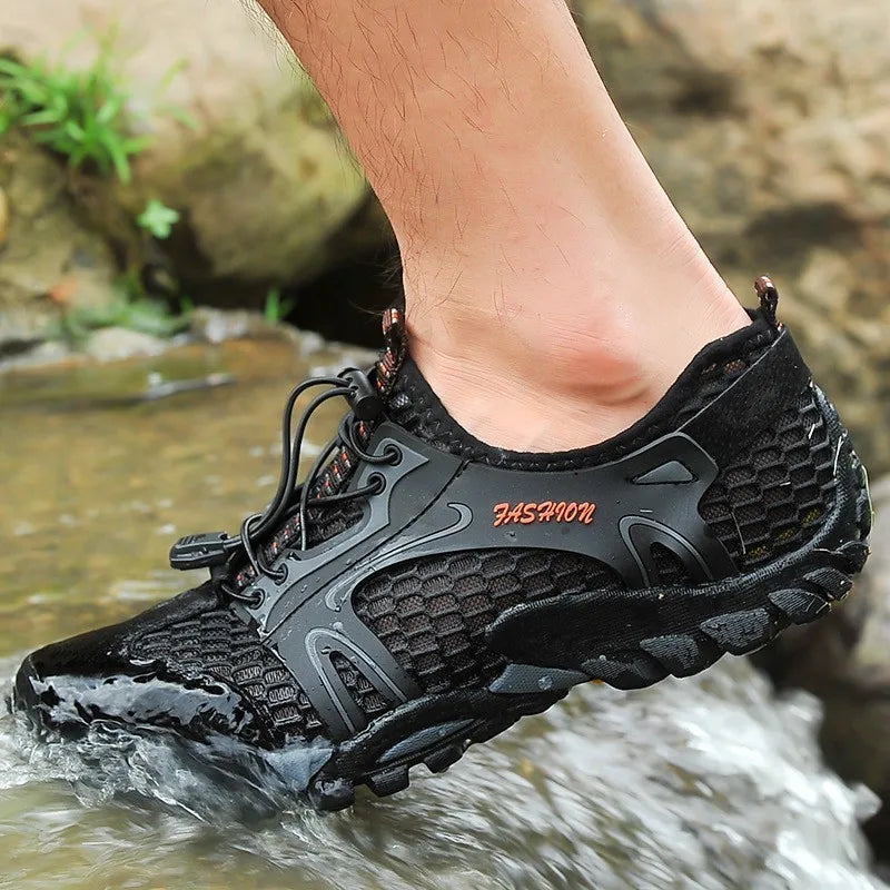 Plus Size 39-50 Hiking Trekking Shoes Men Non-Slip Breathable Outdoor Sport Climbing Tactical Shoes Desert Training Sneakers