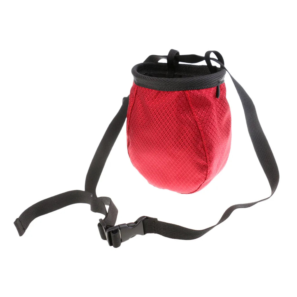 Chalk Bag Pouch for Rock Climbing Bouldering Gymnastics Weightlift with Waist Belt Gymnastics Rock Climbing Kayaking Boating