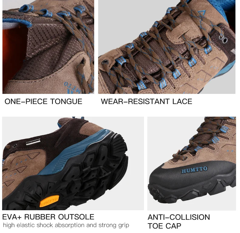 Non-slip Wear Resistant Outdoor Hiking Shoes Breathable Splashproof Climbing Men Sneaker Trekking Hunting Tourism Mountain Shoes