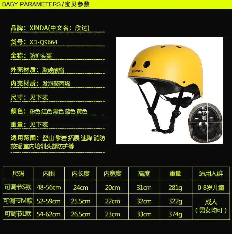 High Strength And Durable Adjustable Mountaineering Helmet Polycarbonate Corrosion Resistance Professional For Rock Climbing