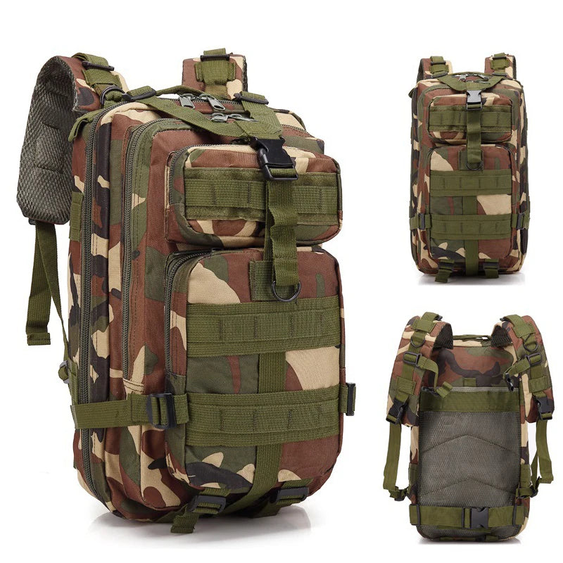 3P Tactical Backpack 20L-25L 1000D Nylon Outdoor Hiking Camping Traveling Fishing For Men Hunting Molle Bag Sport Rucksacks