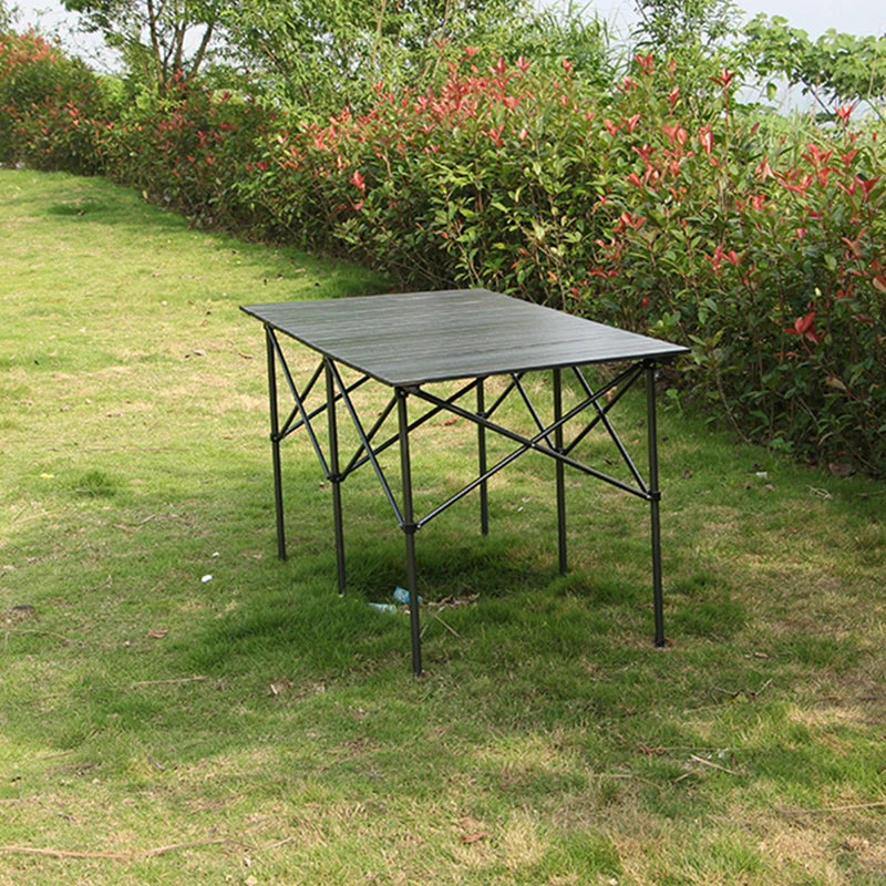 Outdoor Folding Table Chair   Camping Aluminium Alloy Picnic Table Waterproof Durable Folding Table Desk For 95*55*68cm 70*70cm