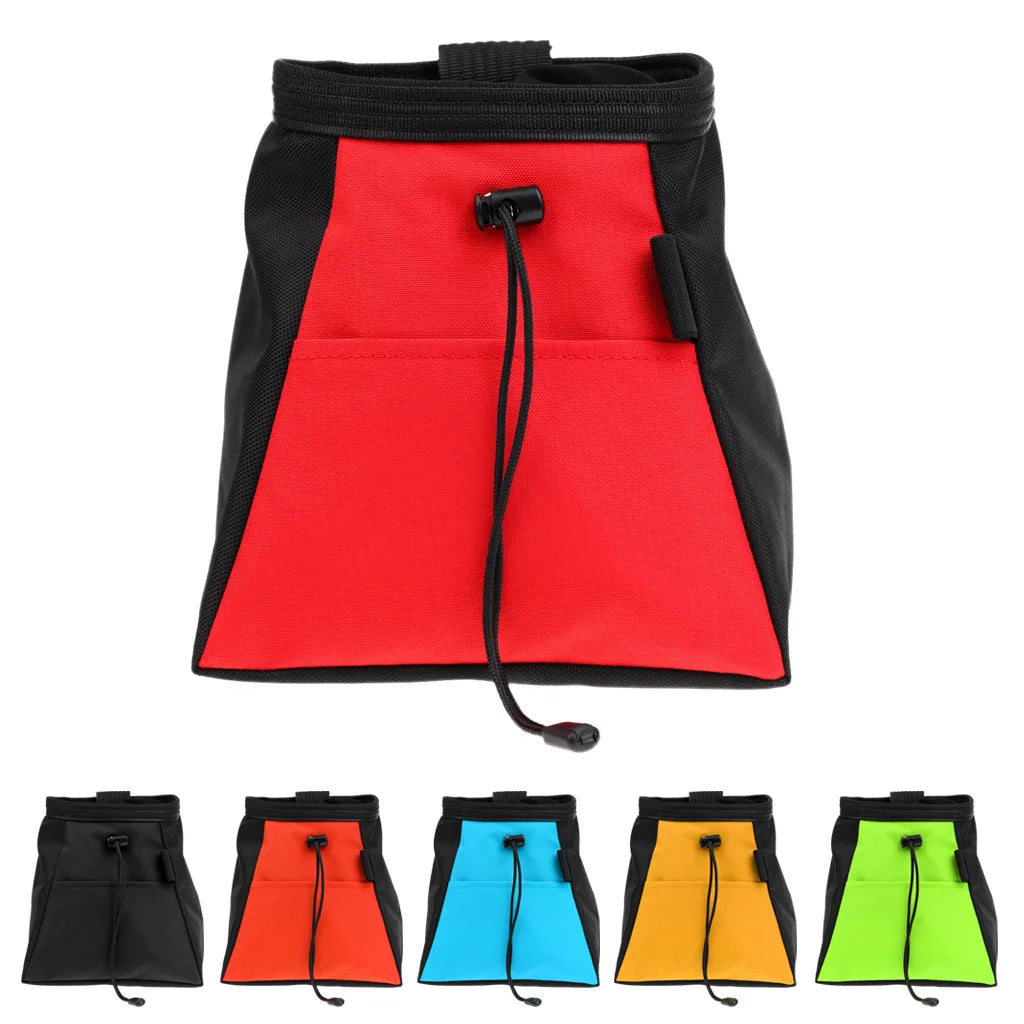 Rock Climbing Bouldering Weightlifting Chalk Storage Bag Bucket Pouch for Camping Caving Surfing Kayak Outdoor Sports Accessory