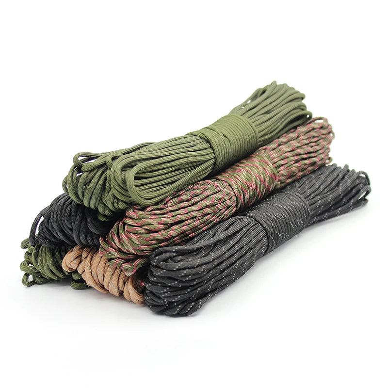 Standard Dia.4mm 9 stand Cores Paracord for Survival Parachute Cord Lanyard Camping Climbing Camping Rope Hiking Clothesline